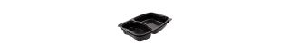 Mikroform Bistro 2-fack 910 ml svart 300-p