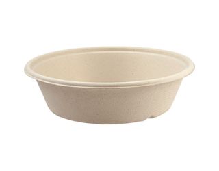 Salladskål Bagasse rund naturbrun 900ml 160- p
