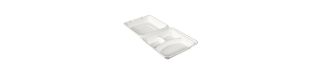 Hämtbox Biopak 3-fack Vit (350x120x120mm)
