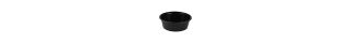 MIKROFORM RUND 300 ML SVART 500st