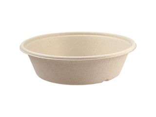Salladskål Bagasse rund naturbrun 900ml 160- p