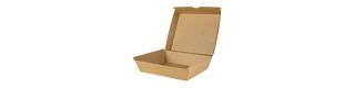 HÄMTBOX HAMBURGARE WELL 178x160x78 MM BRUN 320-P