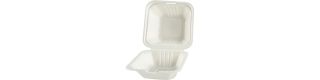 Hämtbox Hamburgare Bagasse 152x150x42/82 mm 500-p