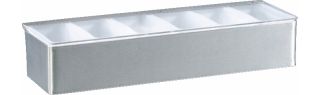 COCKTAIL DISPENSER 6 INSERTS STEEL