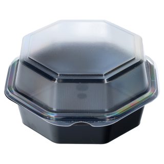 Salladsform Octaview 580ml-Svart 8-K 405-p