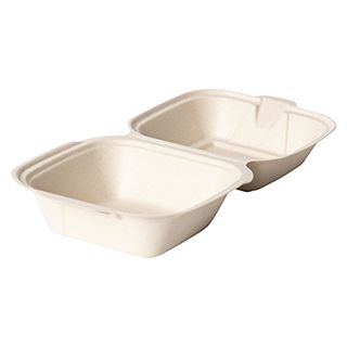 Hämtbox hamburgare Bagase 150x150x80 mm 200-p