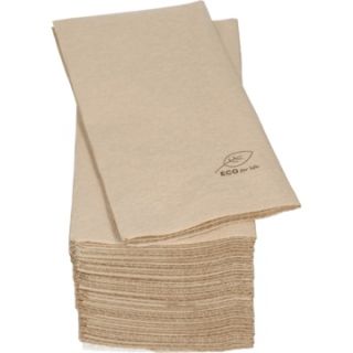 SERVETT 40x40 BRUN 3-LAG 1/8 VIKT ECO NATUR 1000-P