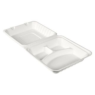 Hämtbox Biopak 3-fack Vit (350x120x120mm)