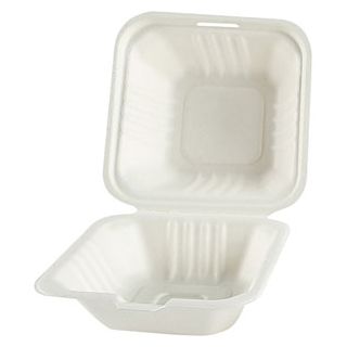 Hämtbox Hamburgare Bagasse 152x150x42/82 mm 500-p