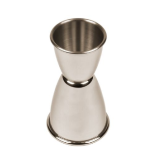 47 RONIN JIGGER JAPANESE STYLE SILVER PLATED 20/40 ML