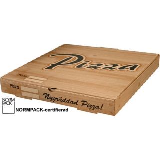 Pizzakartong Well 40X40X4 cm 100-p