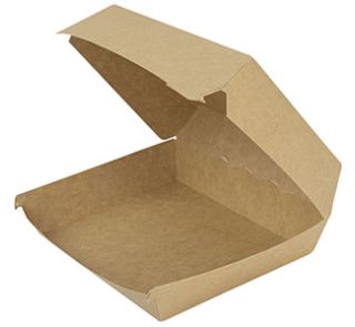 Hämtbox hamburgare 195x105x80 mm