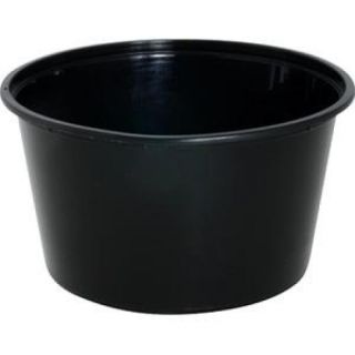 MIKROFORM RUND 450 ML SVART 500st