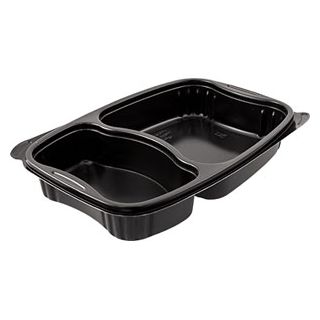 Mikroform Bistro 2-fack 910 ml svart 300-p