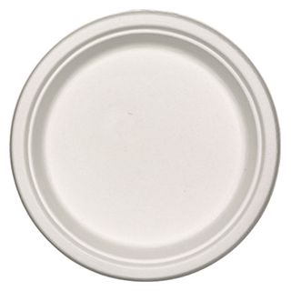 Tallrik rund (Bagasse) Ø 22,5x2 cm 500-p