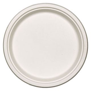 Tallrik rund (Bagasse) Ø 26x2 cm 500-p