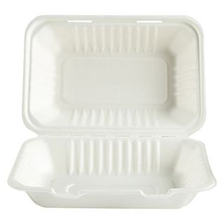 Hämtbox Bagasse 1-fack 217x202x44/79 mm