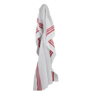 KÖKSHANDDUK MED RÖDA RÄNDER 6-P