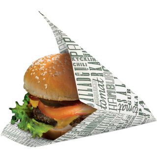 HAMBURGERFICKA LITEN 13X13.5 CM PAP 1000st