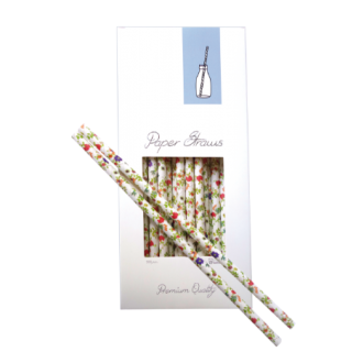 PAPER STRAW FLOWERS D8 x 255 MM