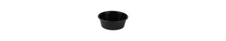 MIKROFORM RUND 300 ML SVART 500st